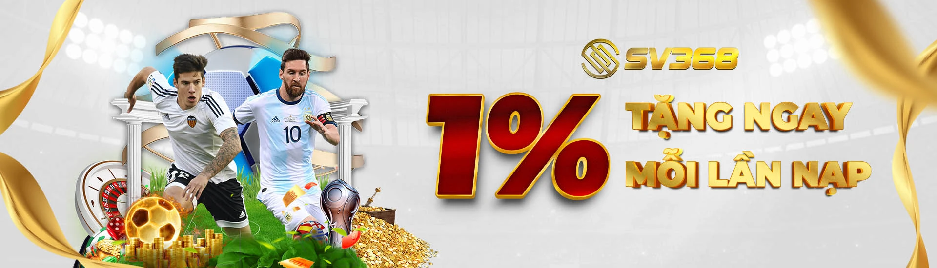 tặng ngay 1% mỗi lần nạp